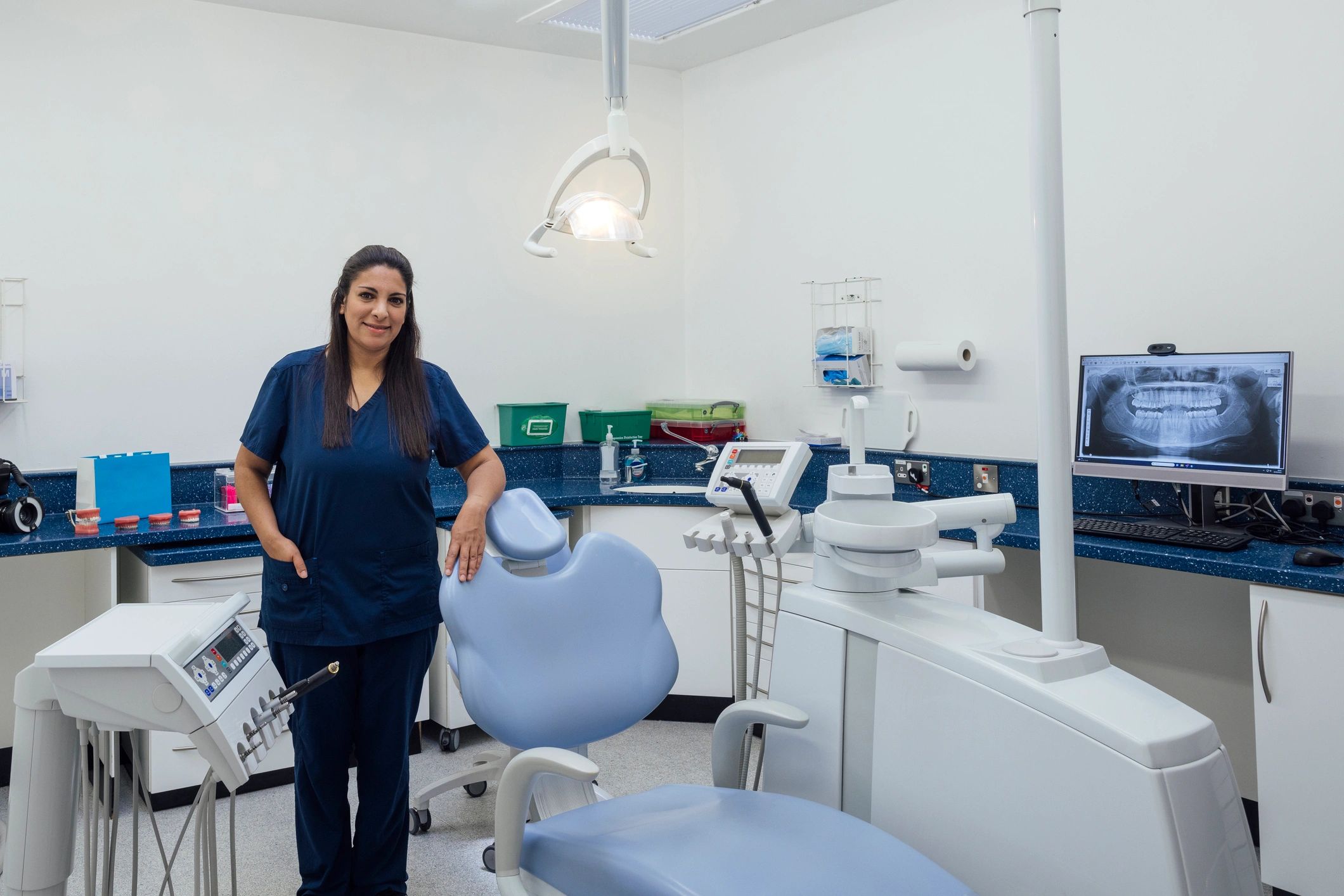 Modern dental clinic environment